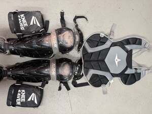 All-Star LGADV912 Catcher Leg Guards and Chest Protector Set